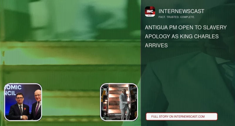 Antigua PM Open to Slavery Apology as King Charles Arrives