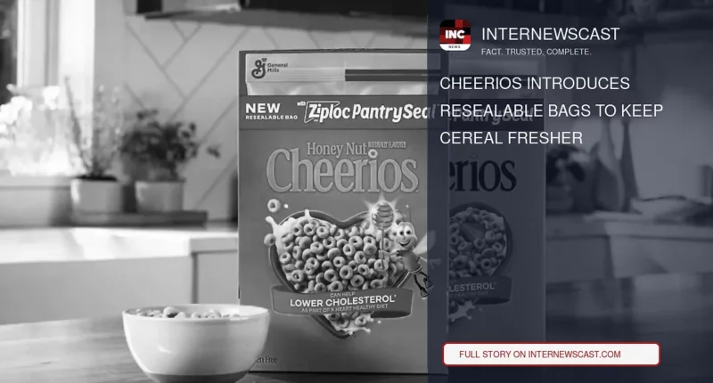 Cheerios Introduces Resealable Bags to Keep Cereal Fresher