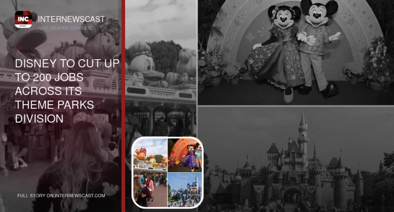 Disney to Cut Up to 200 Jobs Across Its Theme Parks Division