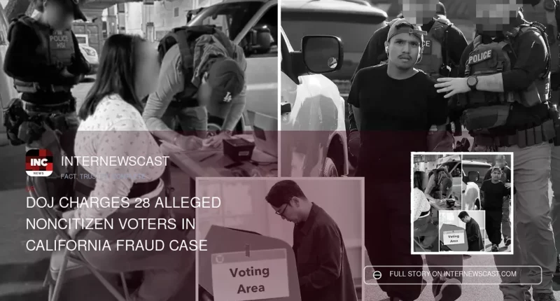 DOJ Charges 28 Alleged Noncitizen Voters in California Fraud Case