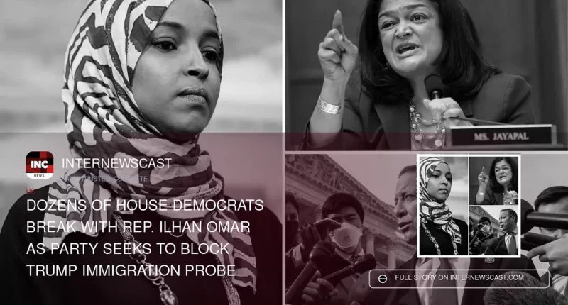 Dozens of House Democrats Break With Rep. Ilhan Omar as Party Seeks to Block Trump Immigration Probe