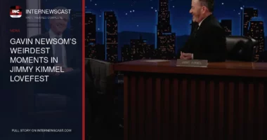 Gavin Newsom’s Weirdest Moments in Jimmy Kimmel Lovefest
