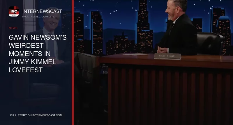Gavin Newsom’s Weirdest Moments in Jimmy Kimmel Lovefest