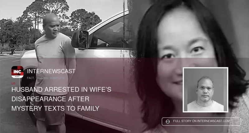 Husband Arrested in Wife’s Disappearance After Mystery Texts to Family