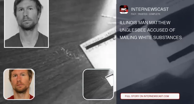 Illinois Man Matthew Unglesbee Accused of Mailing White Substances