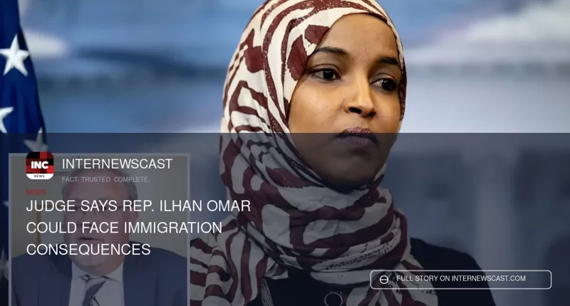 Judge Says Rep. Ilhan Omar Could Face Immigration Consequences