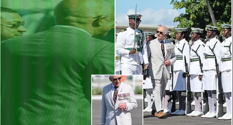 King Charles Inspects Guard of Honour During Bahamas Visit