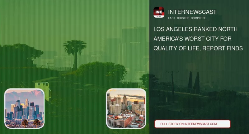 Los Angeles Ranked North America’s Worst City for Quality of Life, Report Finds