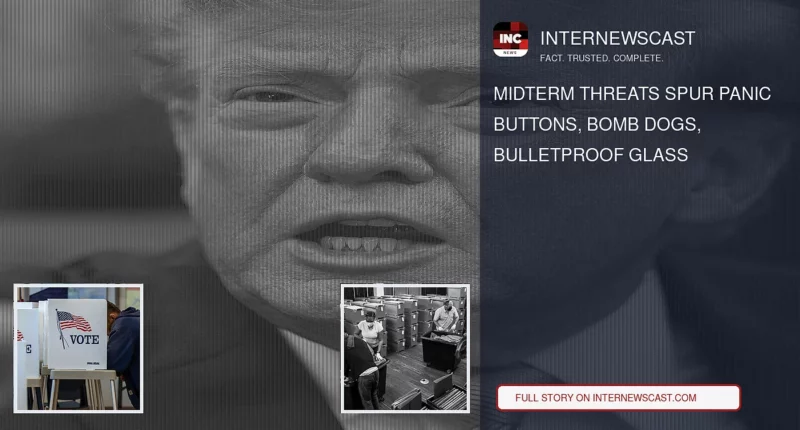 Midterm Threats Spur Panic Buttons, Bomb Dogs, Bulletproof Glass
