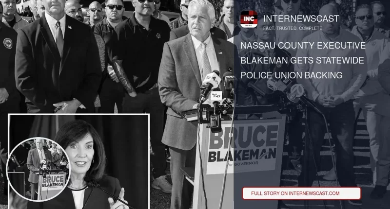 Nassau County Executive Blakeman Gets Statewide Police Union Backing