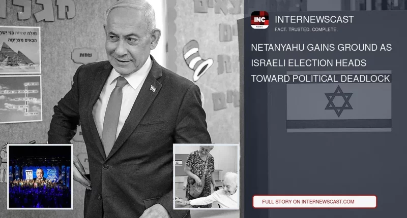 Netanyahu Gains Ground as Israeli Election Heads Toward Political Deadlock