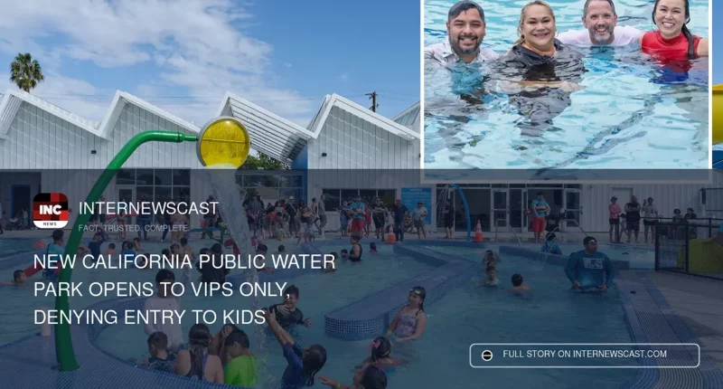 New California Public Water Park Opens to VIPs Only, Denying Entry to Kids