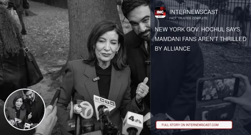 New York Gov. Hochul Says Mamdani Fans Aren’t Thrilled by Alliance