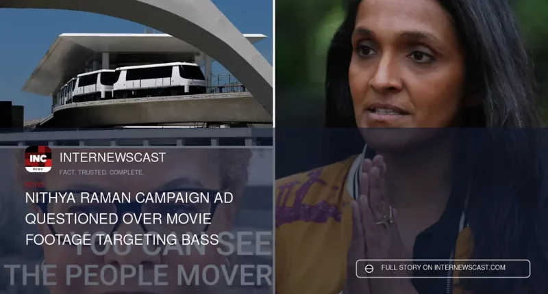 Nithya Raman Campaign Ad Questioned Over Movie Footage Targeting Bass
