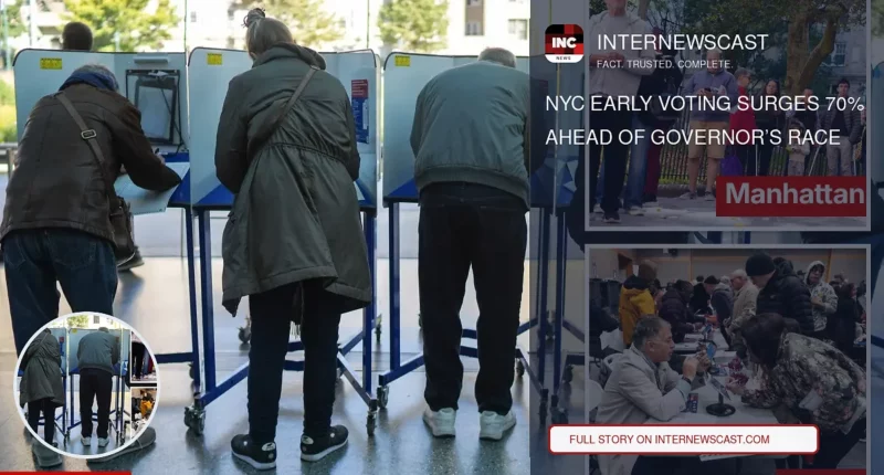 NYC Early Voting Surges 70% Ahead of Governor’s Race