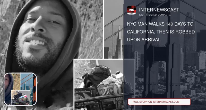 NYC Man Walks 149 Days to California, Then Is Robbed Upon Arrival