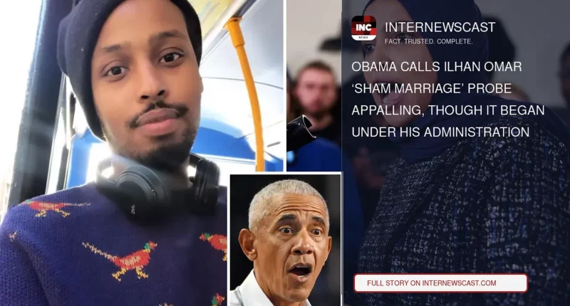 Obama Calls Ilhan Omar ‘Sham Marriage’ Probe Appalling, Though It Began Under His Administration