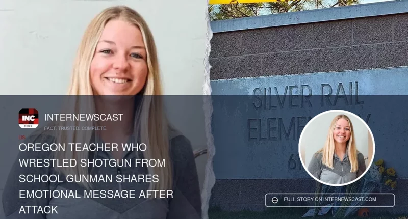 Oregon Teacher Who Wrestled Shotgun From School Gunman Shares Emotional Message After Attack