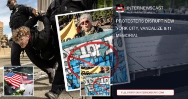 Protesters Disrupt New York City, Vandalize 9/11 Memorial