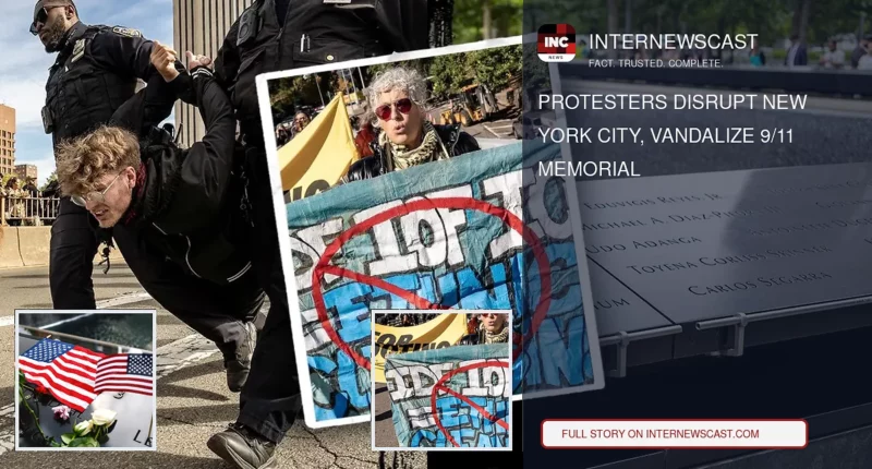 Protesters Disrupt New York City, Vandalize 9/11 Memorial