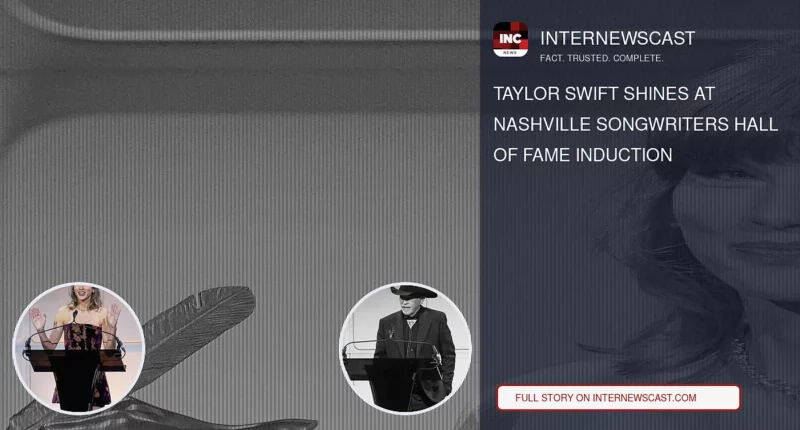Taylor Swift Shines at Nashville Songwriters Hall of Fame Induction