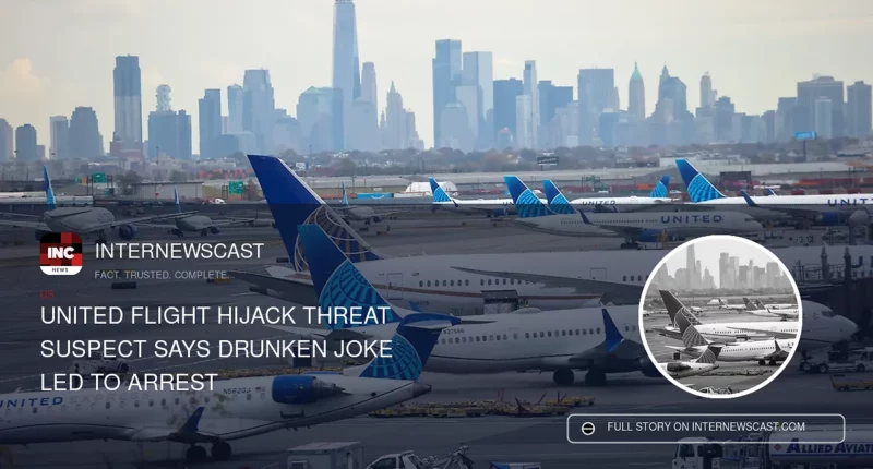 United Flight Hijack Threat Suspect Says Drunken Joke Led to Arrest