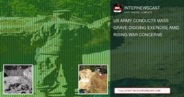 US Army Conducts Mass Grave Digging Exercise Amid Rising War Concerns