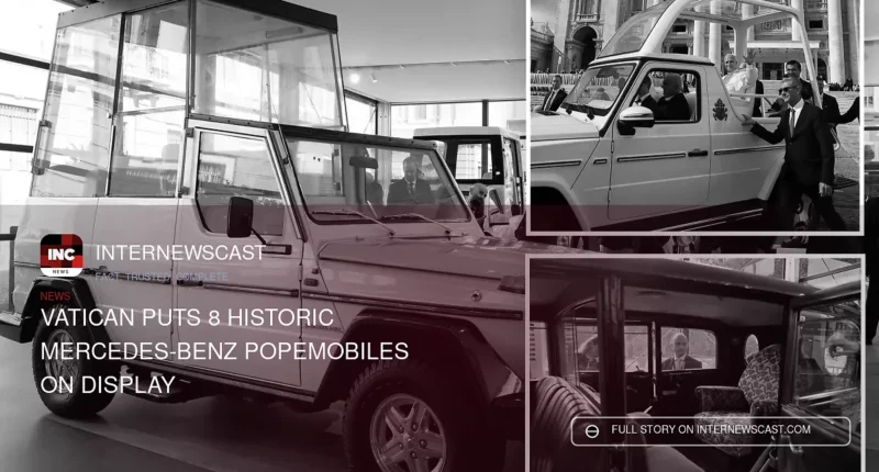Vatican Puts 8 Historic Mercedes-Benz Popemobiles on Display
