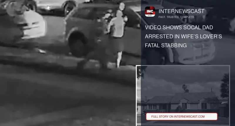 Video Shows SoCal Dad Arrested in Wife’s Lover’s Fatal Stabbing