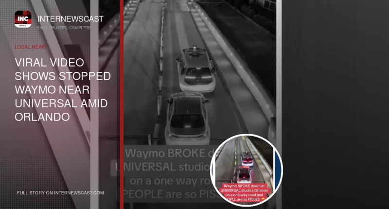 Viral Video Shows Stopped Waymo Near Universal Amid Orlando Expansion